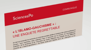 communiqué sciences po